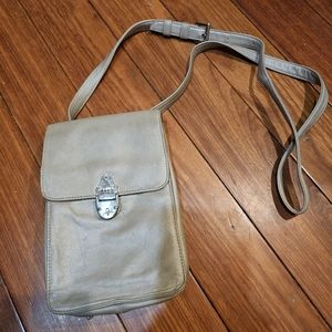 Vintage Enzo Angiolini reporter bag built in organizer EUC 90s